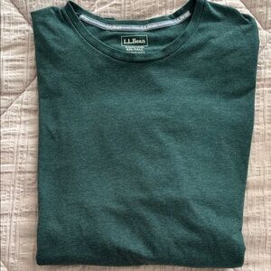 L.L. Bean Men's Forest Green Short Sleeve Tee